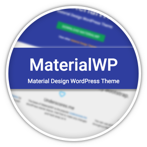 Material Design wordPress Theme
