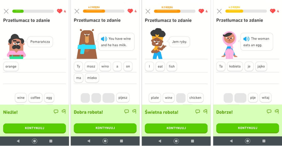Duolingo - aplikacja do nauki języków obcych