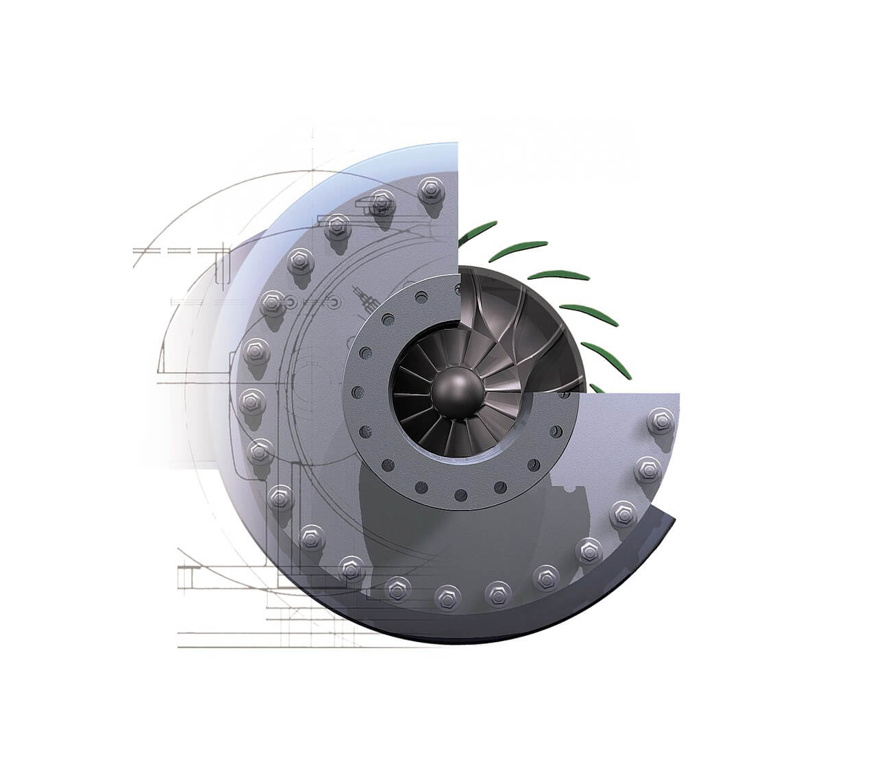 wizualizacja CAD części mechanicznej